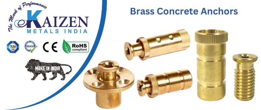 brass concrete anchors