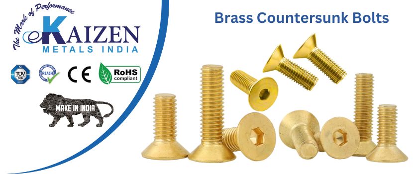 brass countersunk bolts