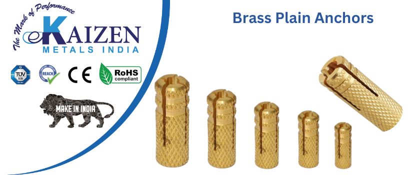 brass plain anchors