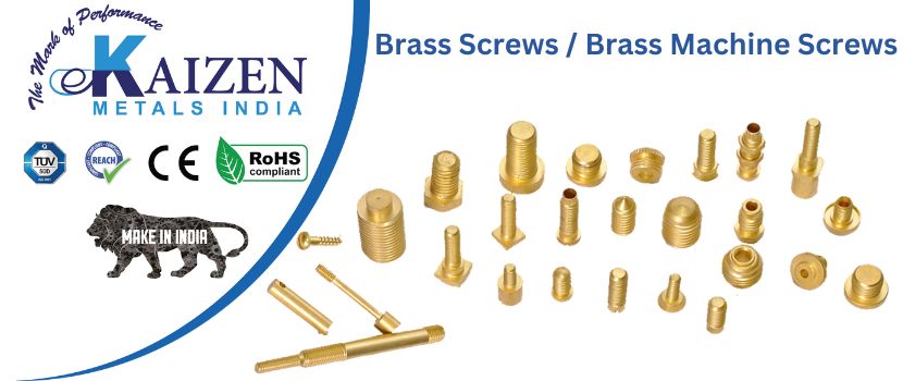 brass screws brass machine screws