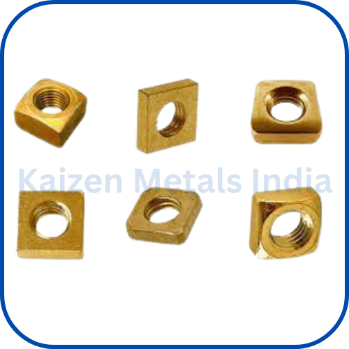Precision Scale HO #48220 Nut-Bolt-Washer Set – .025” Square – 18 Brass Parts – Unpainted