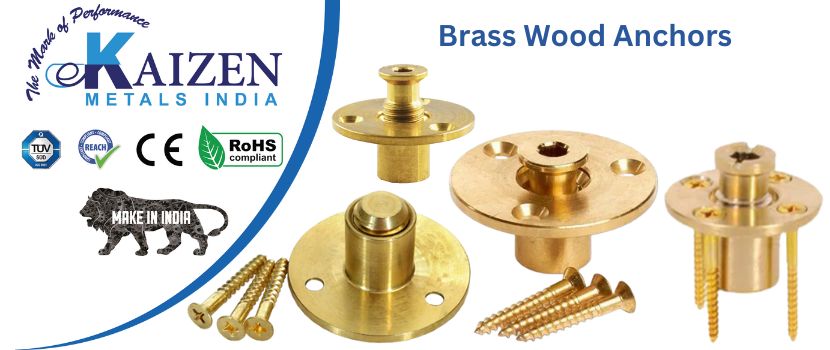 brass wood anchors