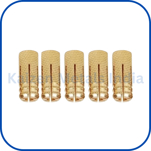 brass round stud anchors