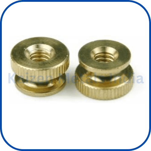 brass knurled nut