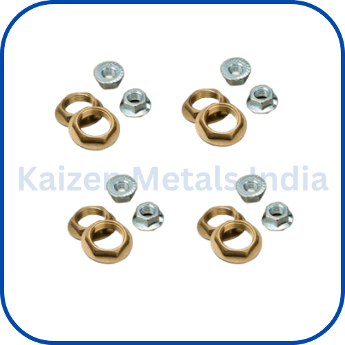 brass flange nuts