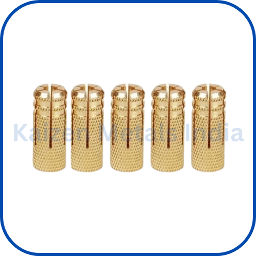 brass round stud anchors