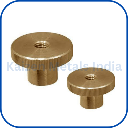 brass knurled nut