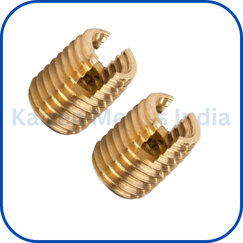 self tapping brass inserts