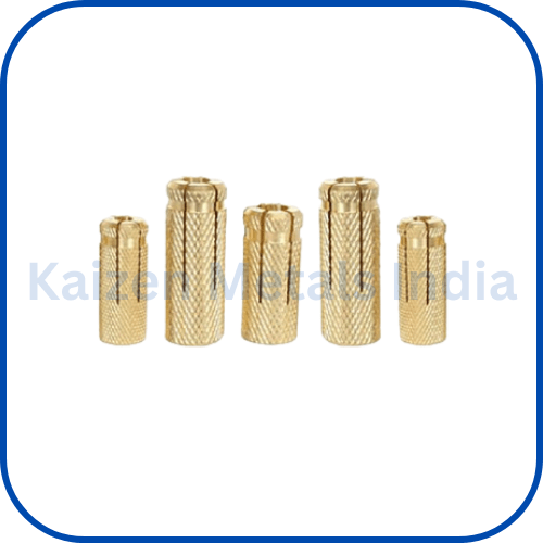 brass knurled anchors