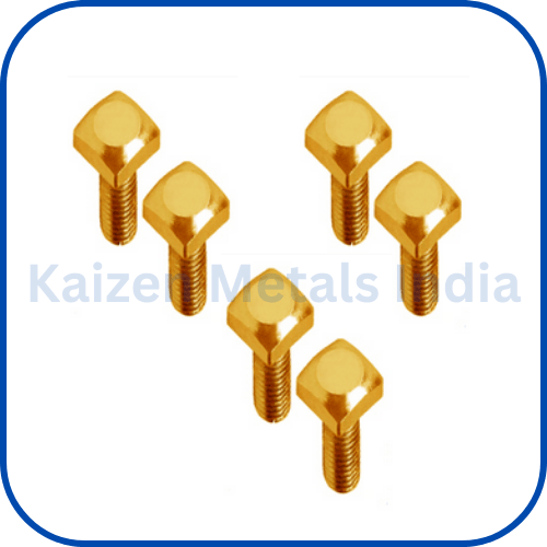 brass square bolts