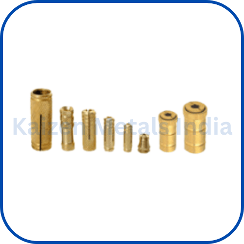 brass round stud anchors