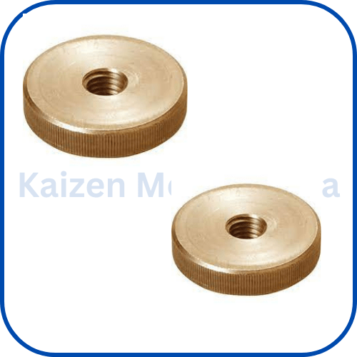 brass knurled nut