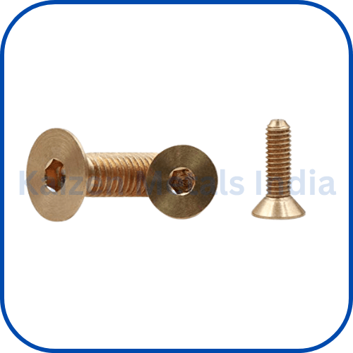 brass countersunk bolts