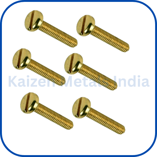 brass slotted head screws