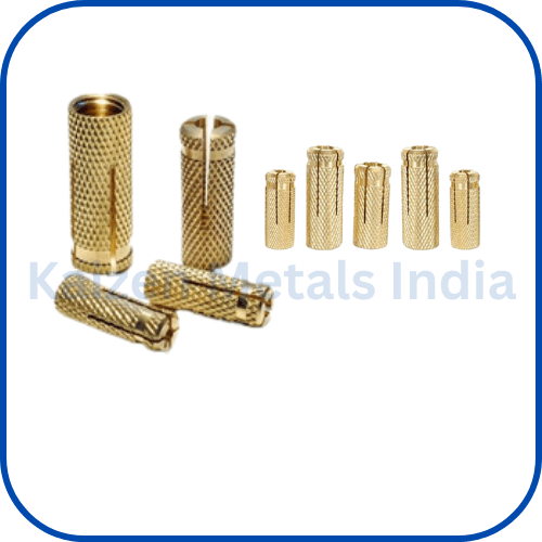 brass knurled anchors