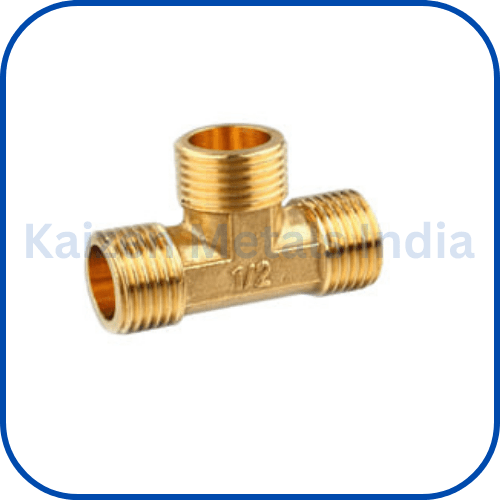 brass tee pipe fitting