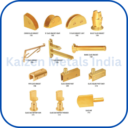 brass glass fittings