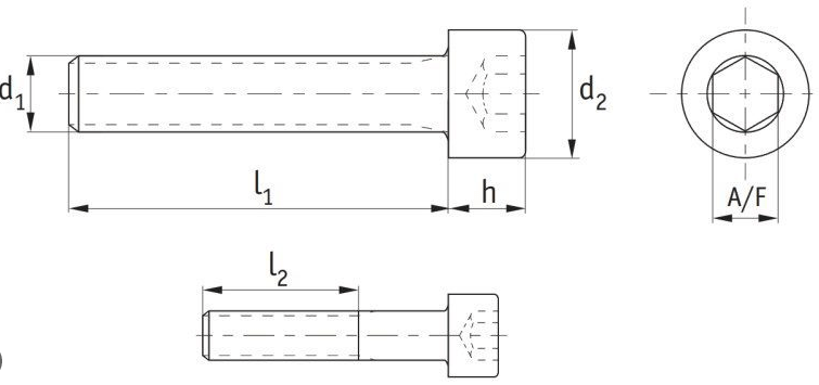 brass hex head cap screws