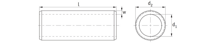 brass round metric spacers