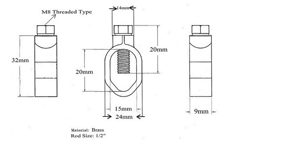 rod to cable clamp a type diagram