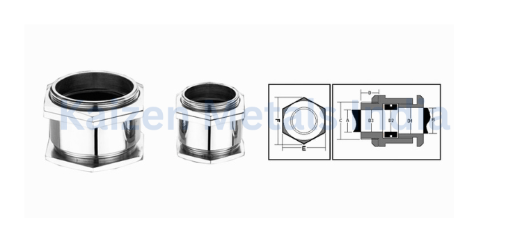 single compression type cable gland