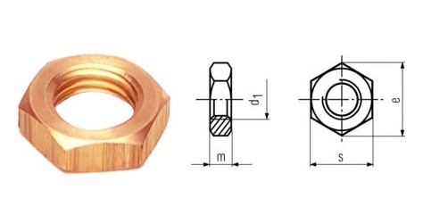 brass lock nut