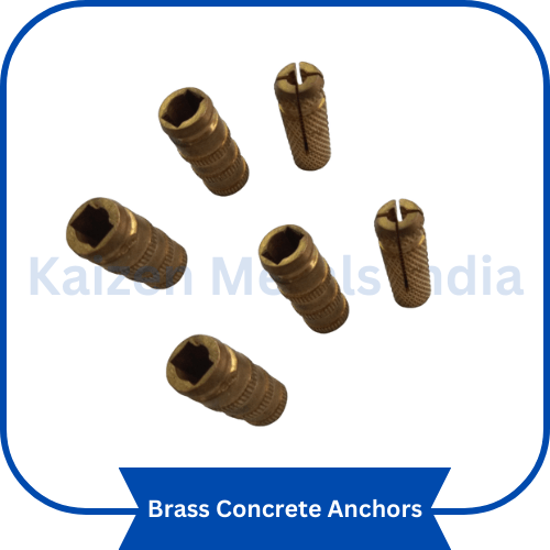brass concrete anchors