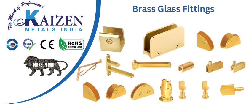 brass glass fittings