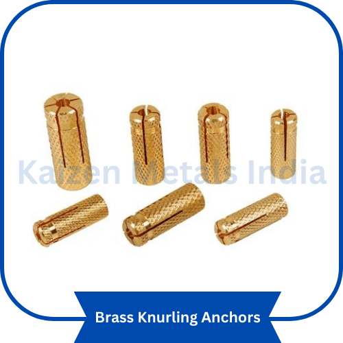 brass knurling anchors