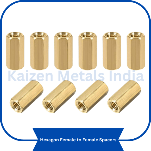 brass hexagon female to female spacers