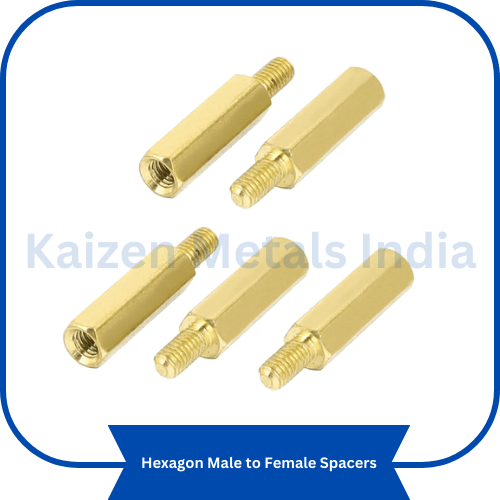 brass hexagon male to female spacers