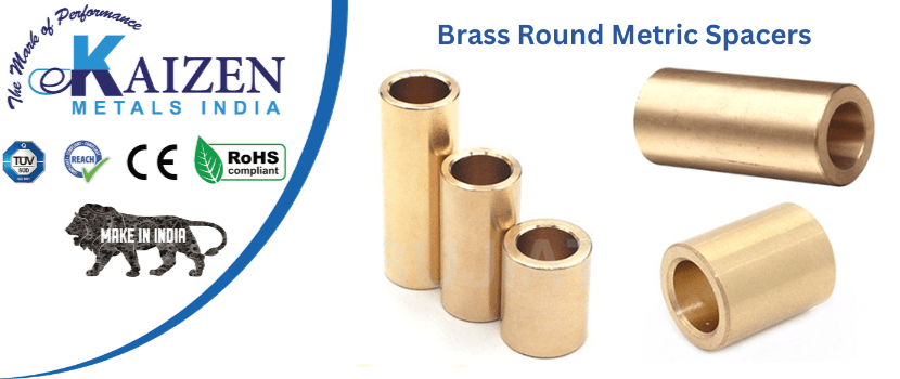 brass round metric spacers