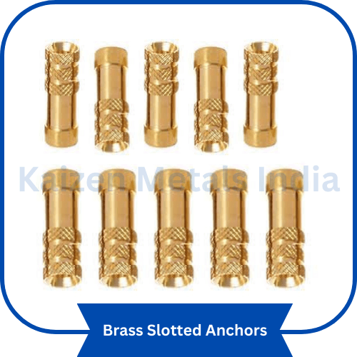 brass slotted anchors