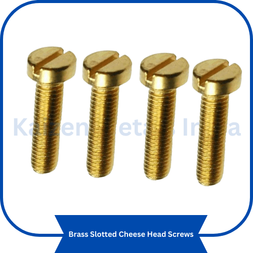 brass slotted cheese head screws