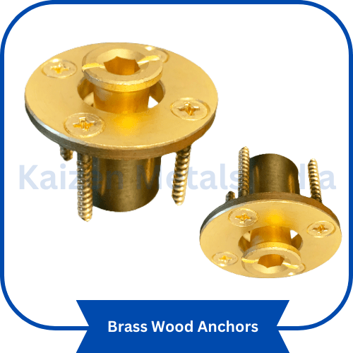 brass wood anchors