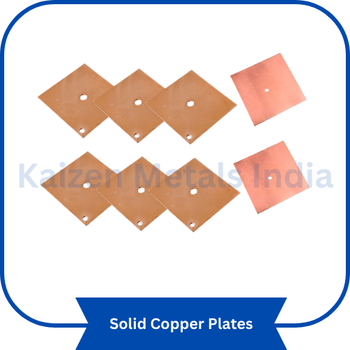 solid copper plates