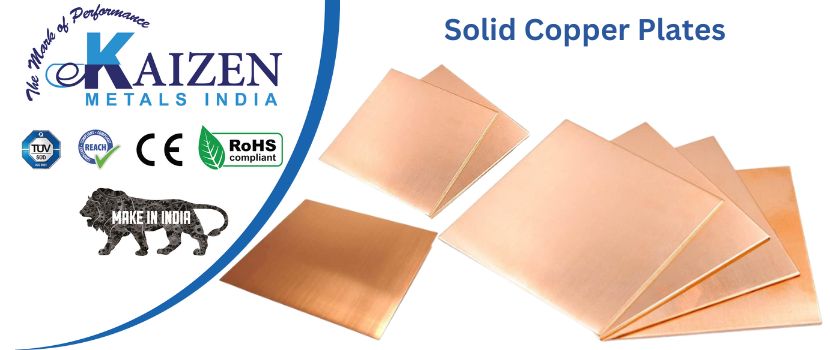 solid copper plates