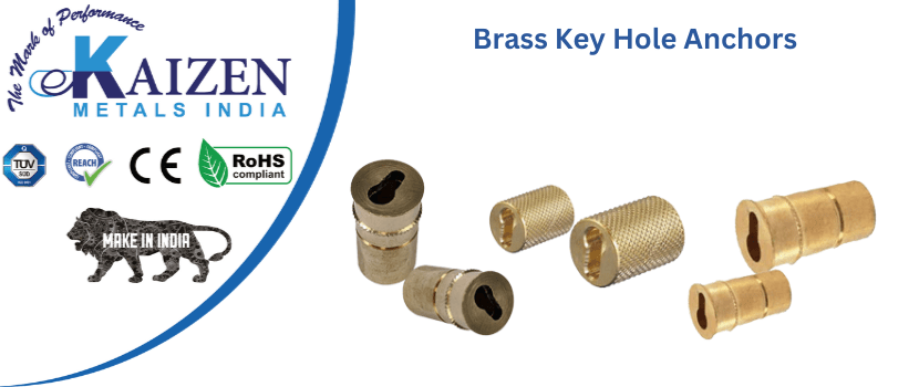 brass key hole anchors