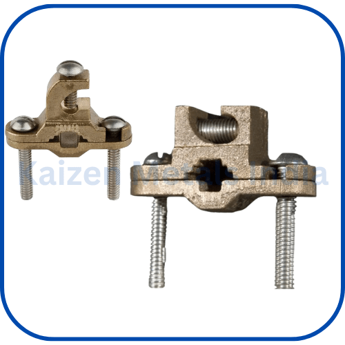 copper bronze ground clamp drwaing