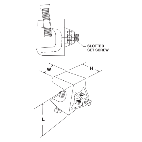 i beam ground clamp