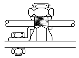 ground clamp lay in rebar