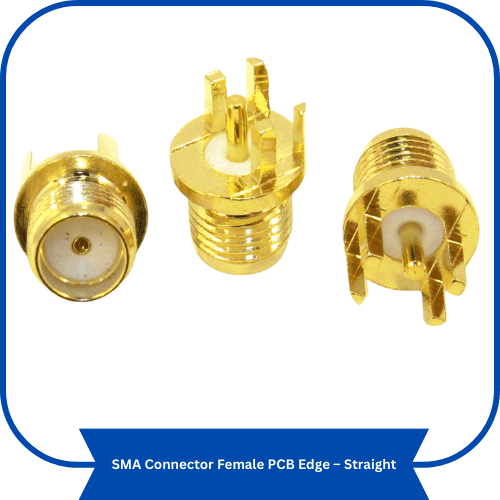 sma connector female pcb edge straight