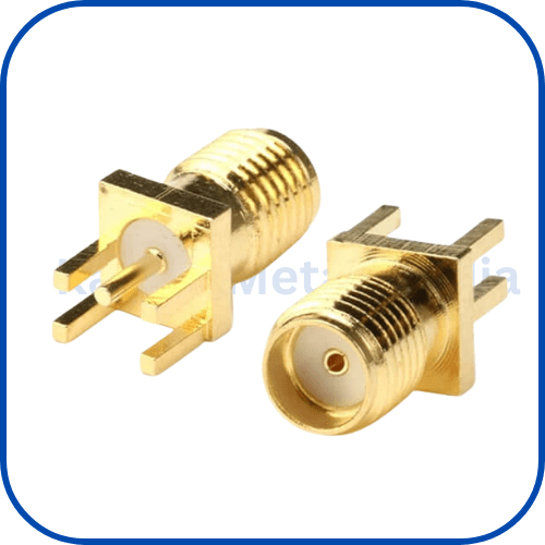 sma connector female   straight