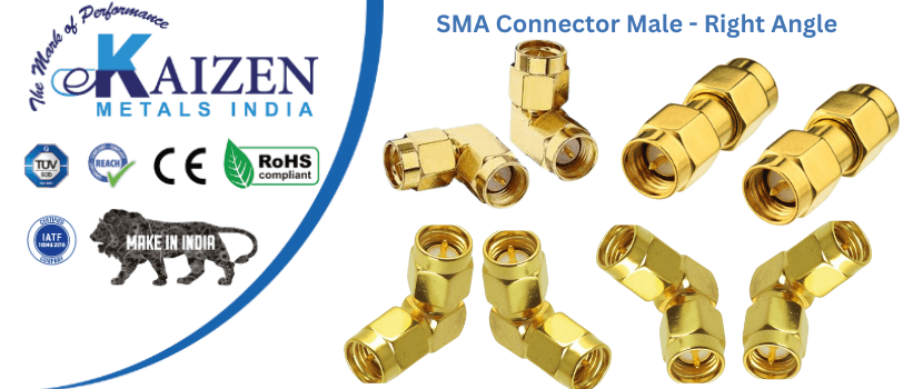 sma connector male   right angle