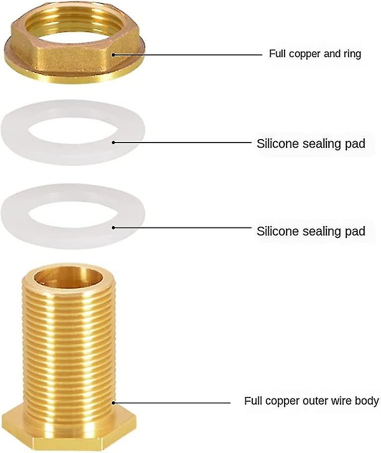 brass tank connectors