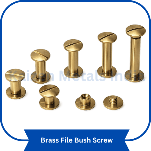 brass file bush screw