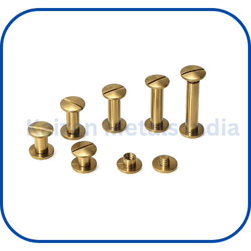 brass file bush screw