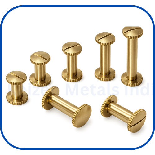 brass file bush screw